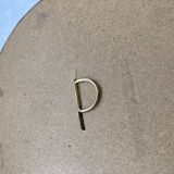Handcrafted brass contour mirror