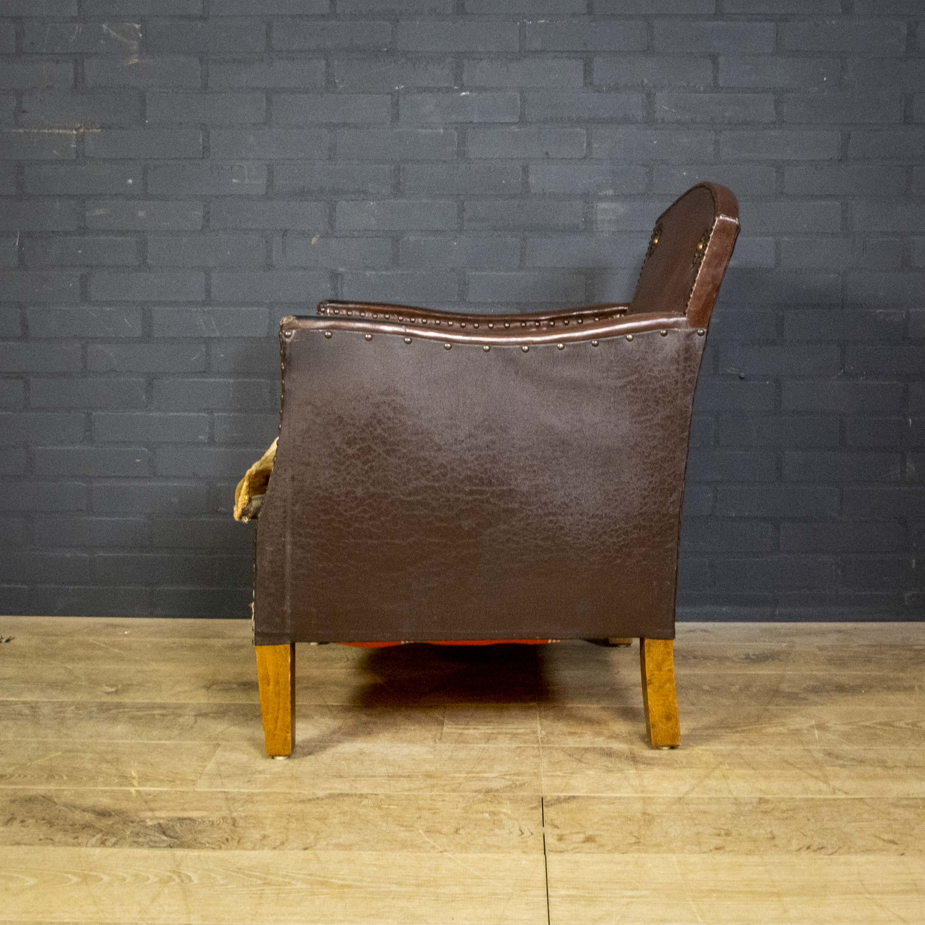 Antique club armchair