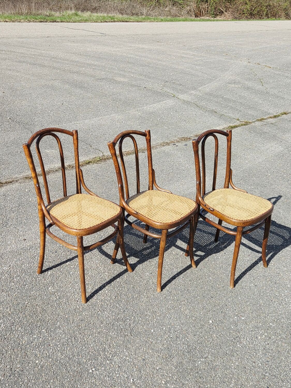 Set of 6 Bistro Chairs No. 56 Thonet
