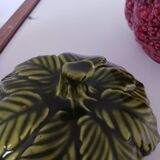 Raspberry slip sugar bowl