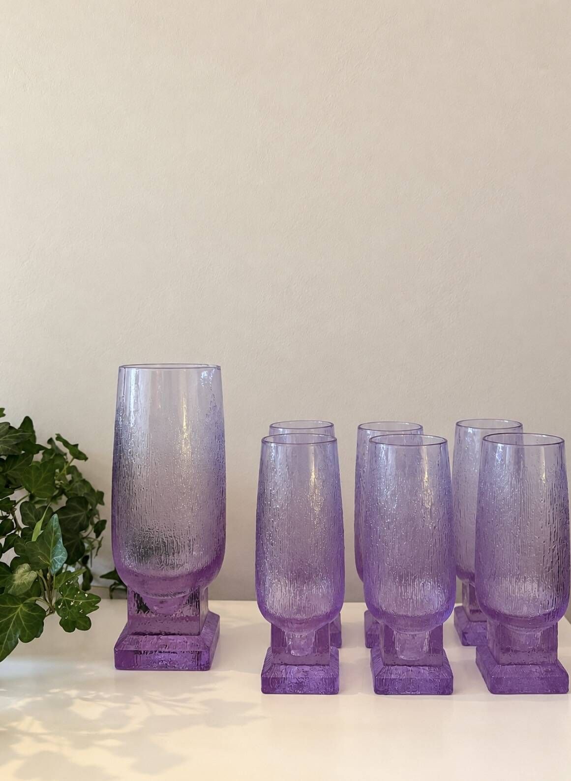 Italiaan Barware Alexandriet glazen en karaf