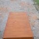 Commode vintage des années 50 en pin, pieds compas, 3 tiroirs