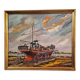 Marine oil on canvas signed Yan de Siber