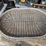 Vintage rattan coffee table