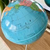 Tripod world globe map
