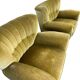 Set de 2 fauteuils vintage verts avec franges