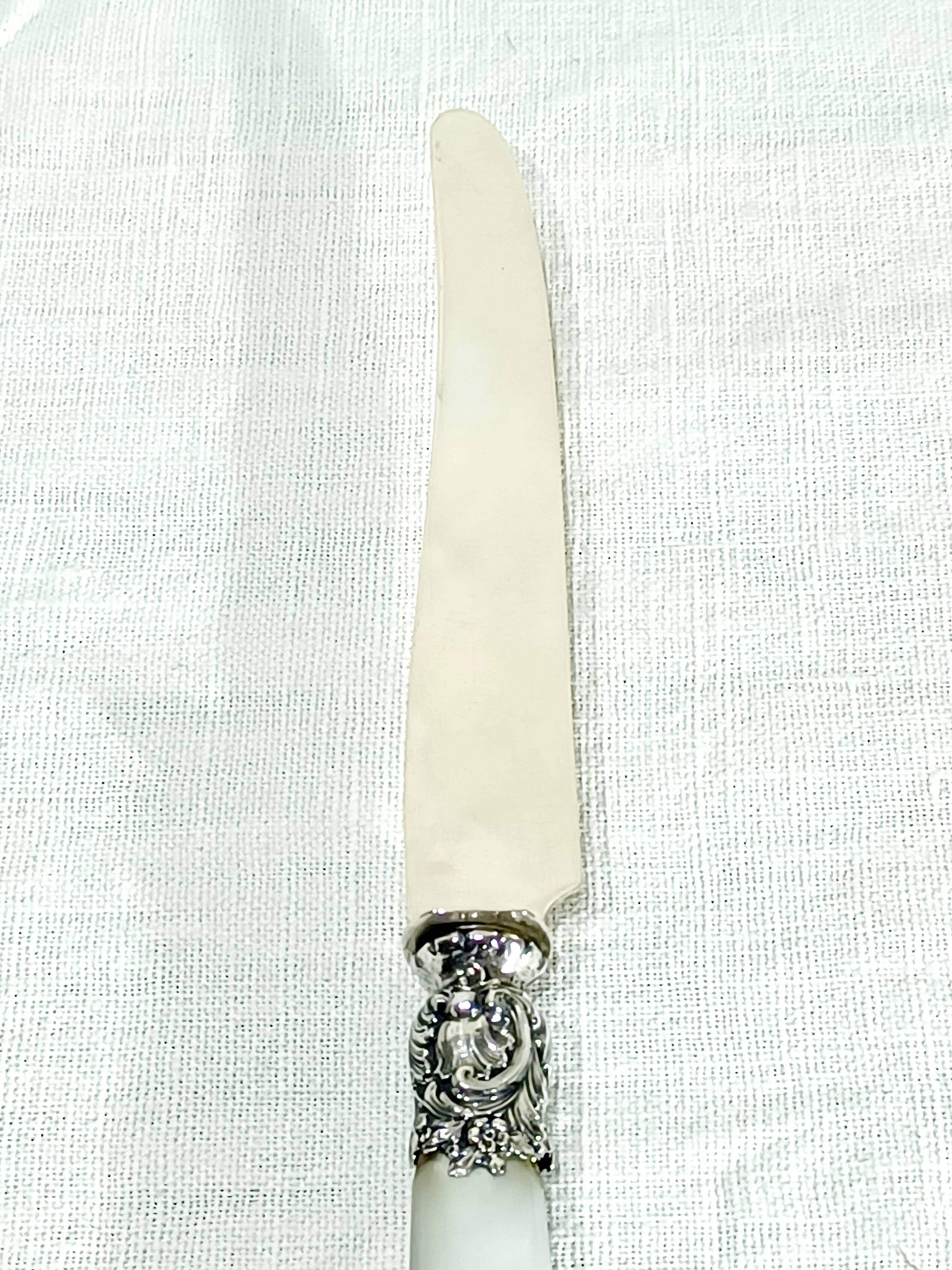 Paul Canaux et Cie – 13 Silver and Mother-of-Pearl Knives