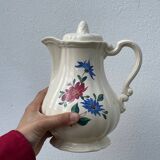 Digoin ceramic teapot with flowers