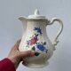 Digoin ceramic teapot with flowers