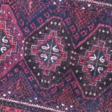 Tapis ancien belutch afghan fait main 100x154 cm
