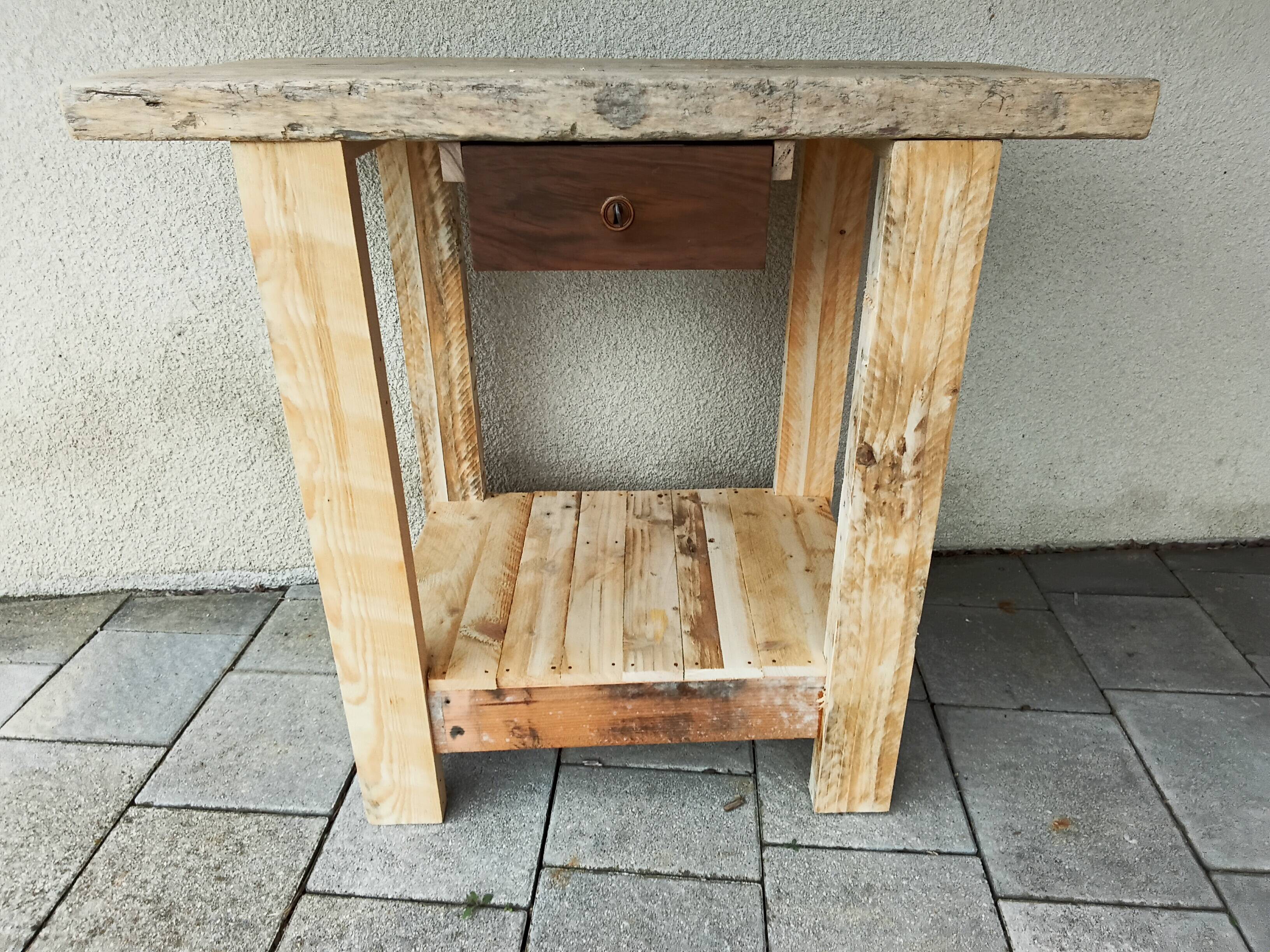 Wooden workbench