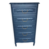 Restored 5-drawer chest of drawers