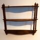 Wooden wall shelf