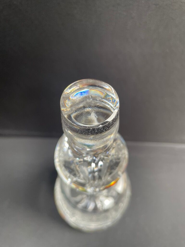 Cut crystal decanter - XXth