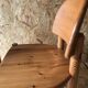Pair of solid pine chairs by Rainer Daumiller, Germany 1960