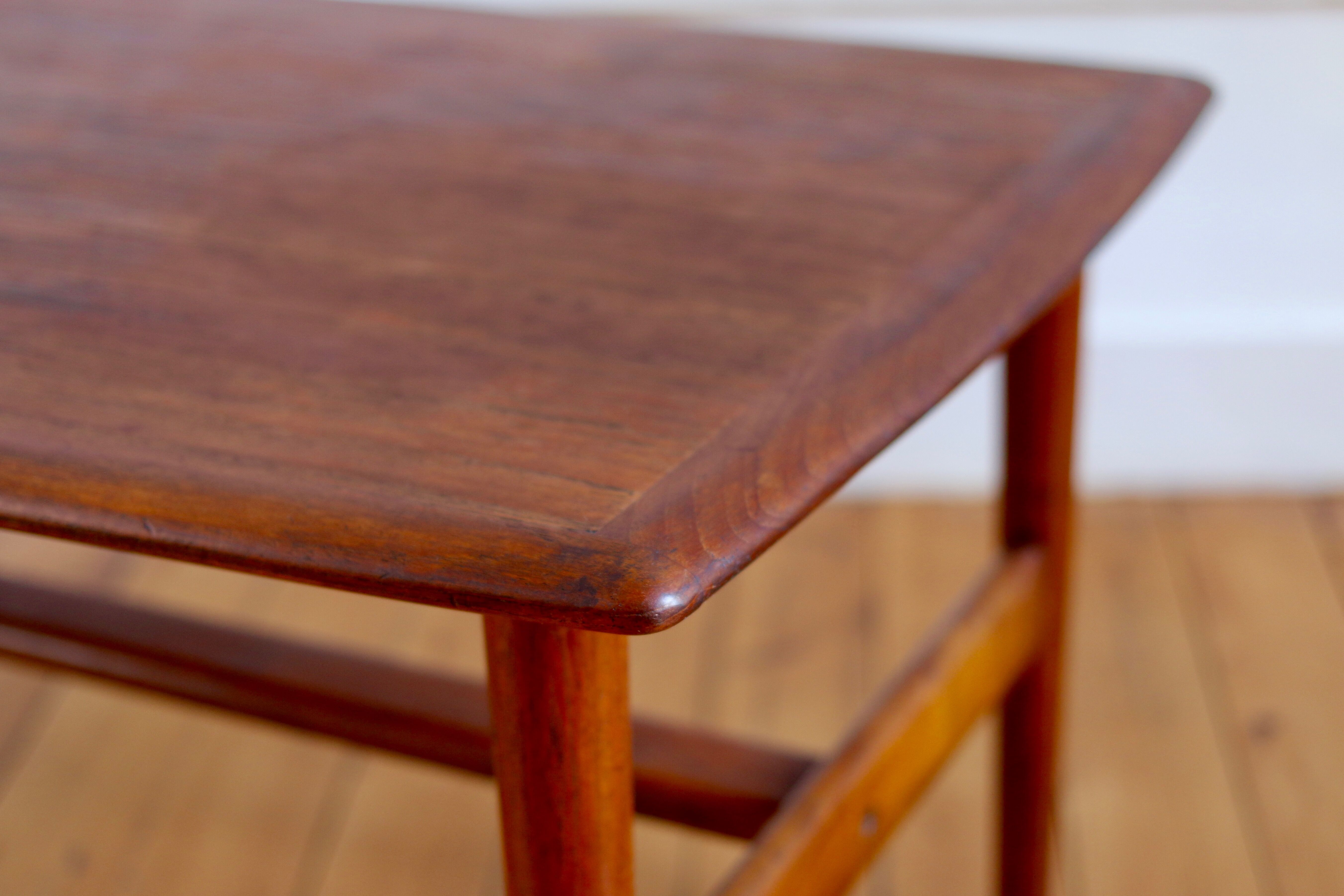 Scandinavian coffee table in teak