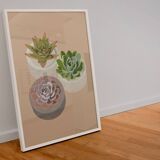 Illustration "Succulent Trio" by Noums Atelier
