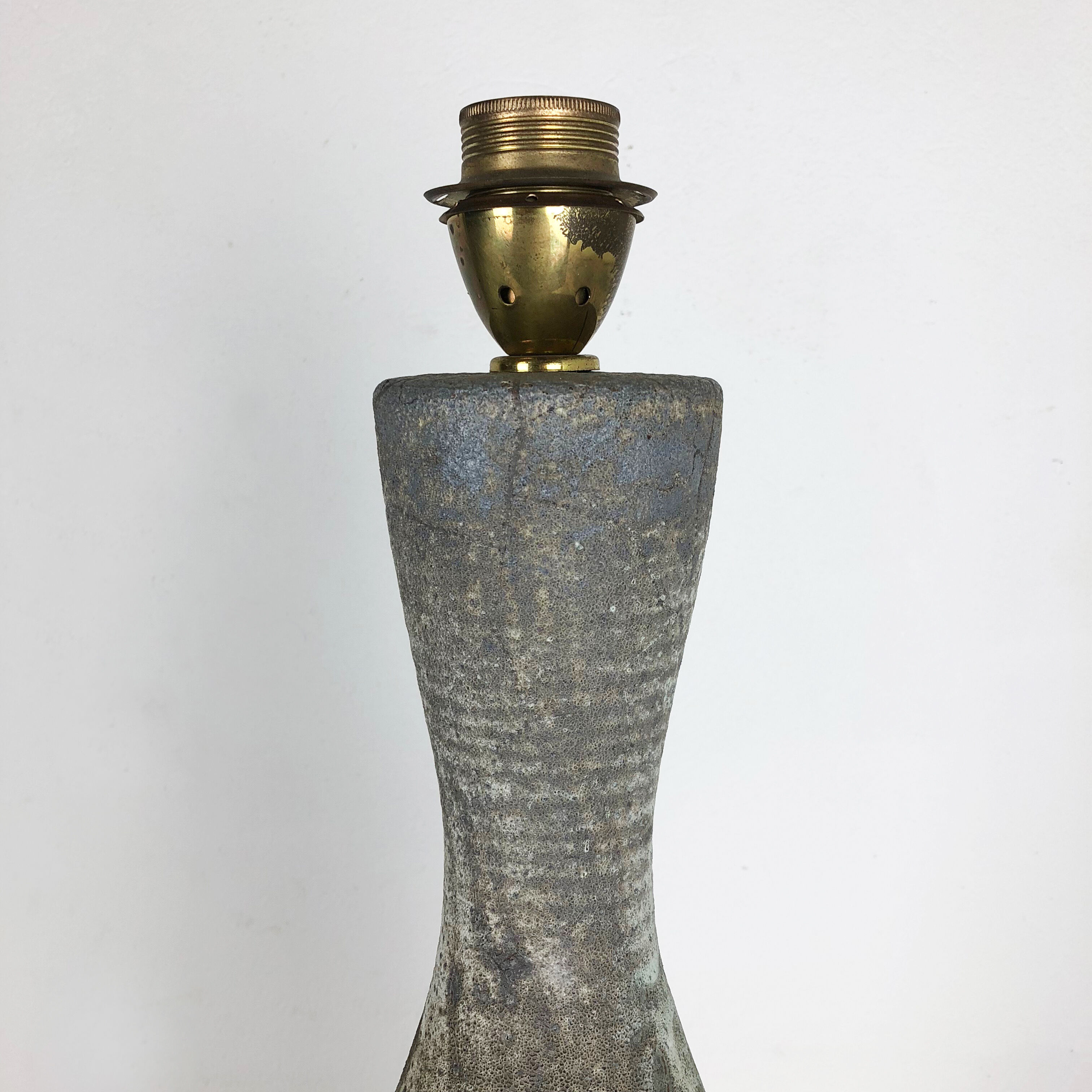 Ceramic studio pottery table light by Piet Knepper for Mobach, Netherlands 1960s