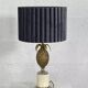 Lampe ananas en laiton vintage