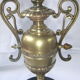 Pair of bronze Napoleon III marble candelabra with mantelpiece decoration