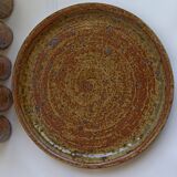 Service La Borne in raw pyrity sandstone