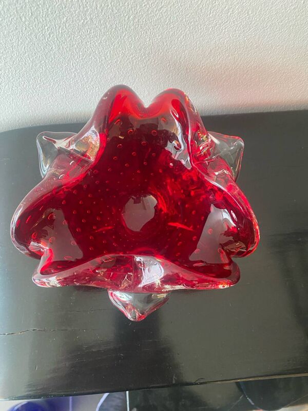 Vide poche vintage de murano vintage par sommerso