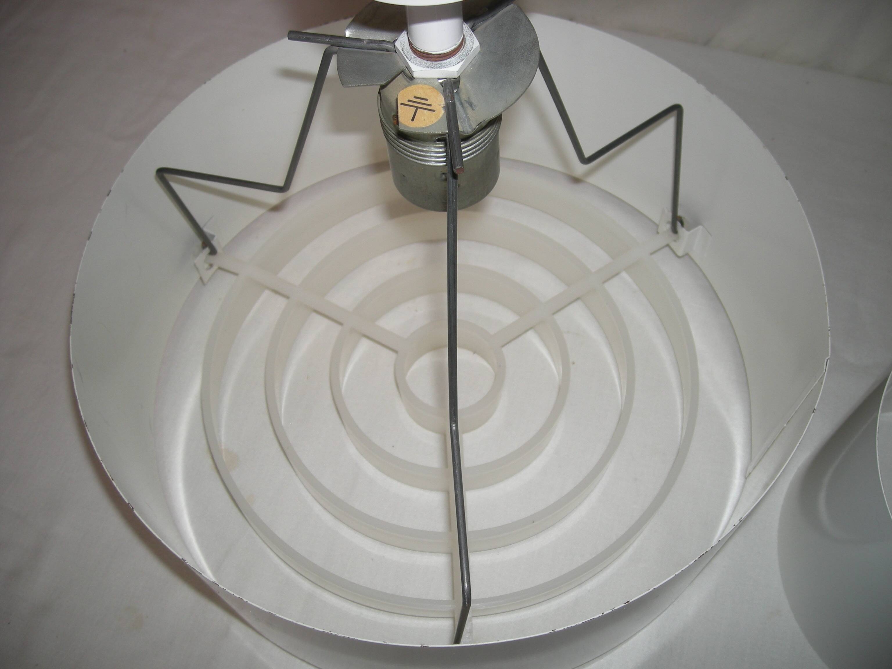 Scandinavian style pendant light from the 60s