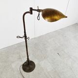Lampadaire vintage en laiton des années 1970