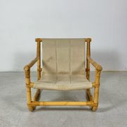 Vintage bamboo lounge set made in denmark 1950s