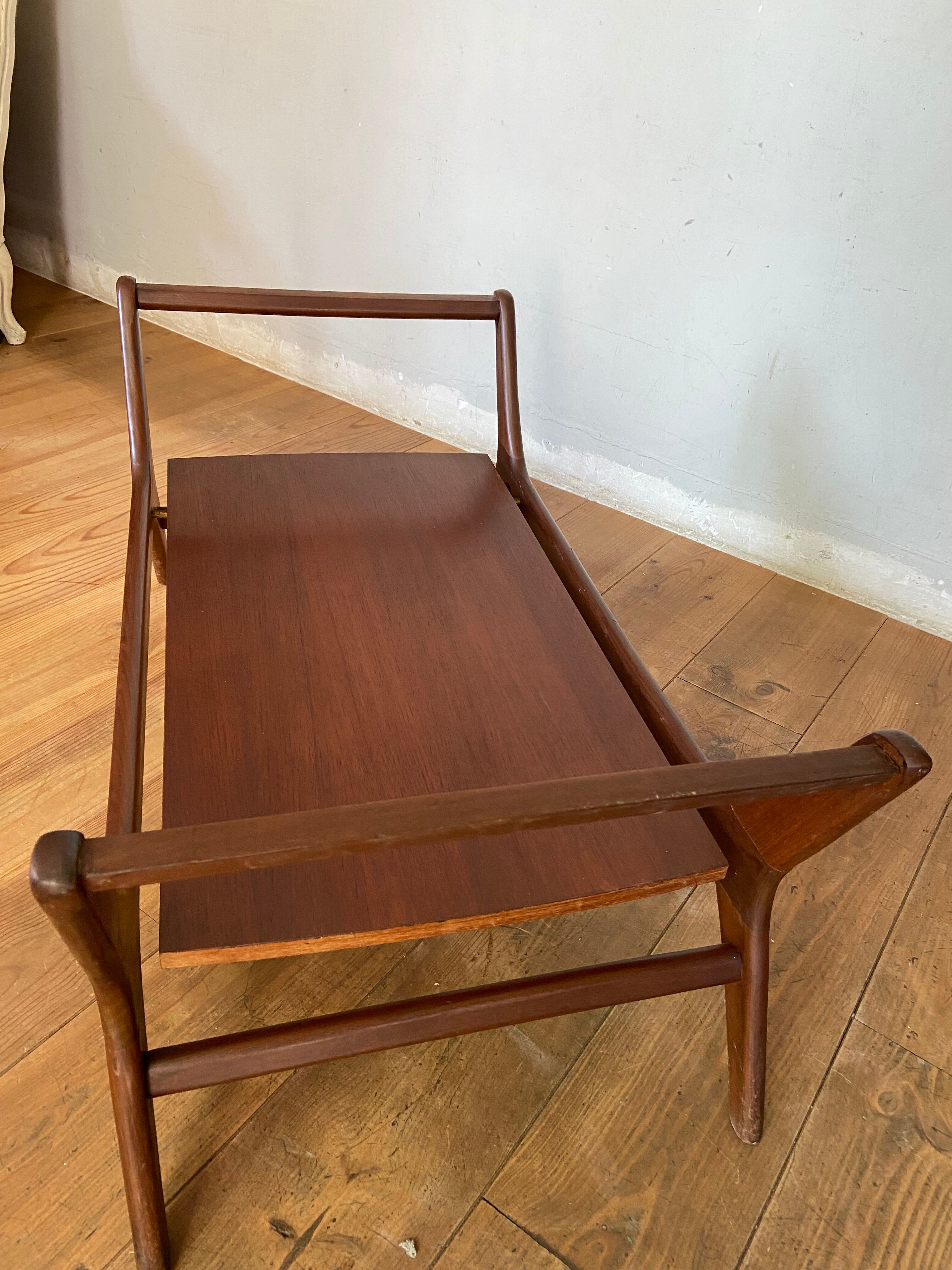 Scandinavian design teak coffee table 60s
