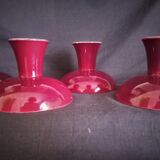 Set of 4 foot cups in Sèvres ceramic