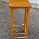 Tabouret haut de bar scandinave en bois massif 75cm
