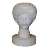 Plaster Head of Diana, Original Sculpture Circa 1950