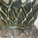 Pair of Rhoda stoneware pineapple vases