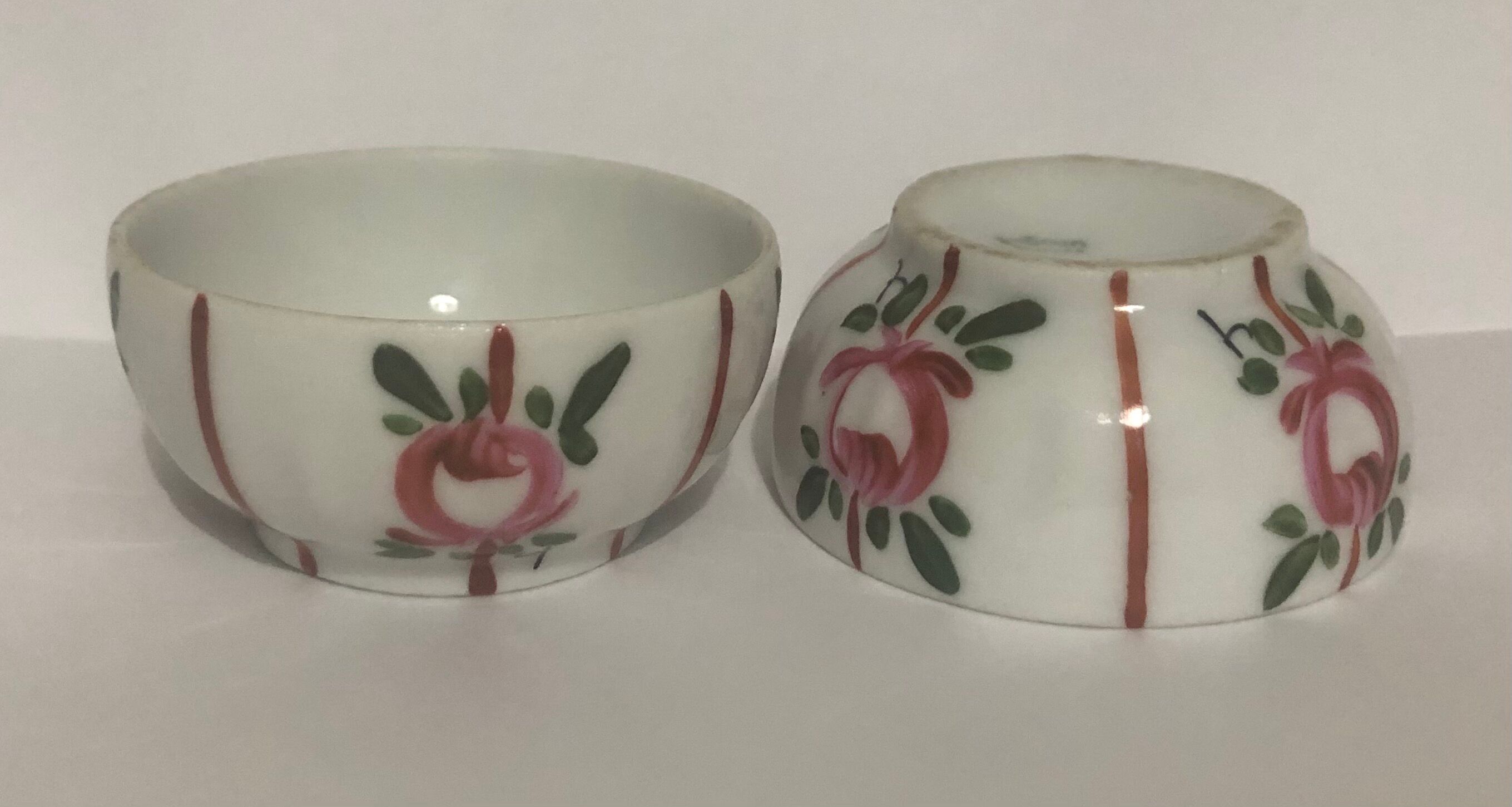 Pair of salerons Léon Texeraud dit Elté Limoges