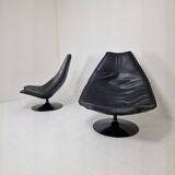 Set of 2 F585 Lounge Chairs by Geoffrey Harcourt for Artifort, 1990's