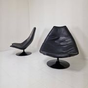Set of 2 F585 Lounge Chairs by Geoffrey Harcourt for Artifort, 1990's