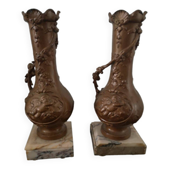 Pair Of Regulate Vases