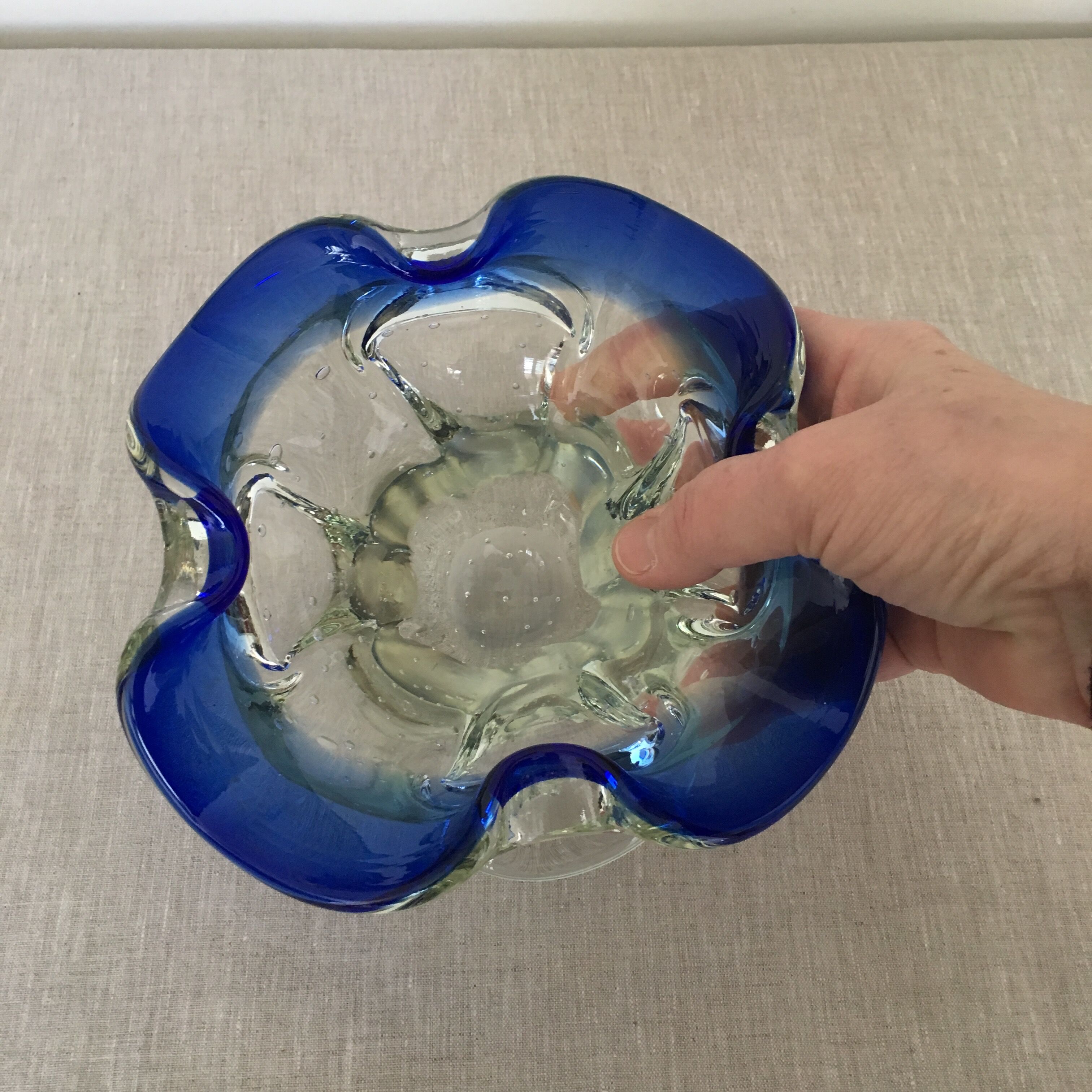 Ashtray vintage glove