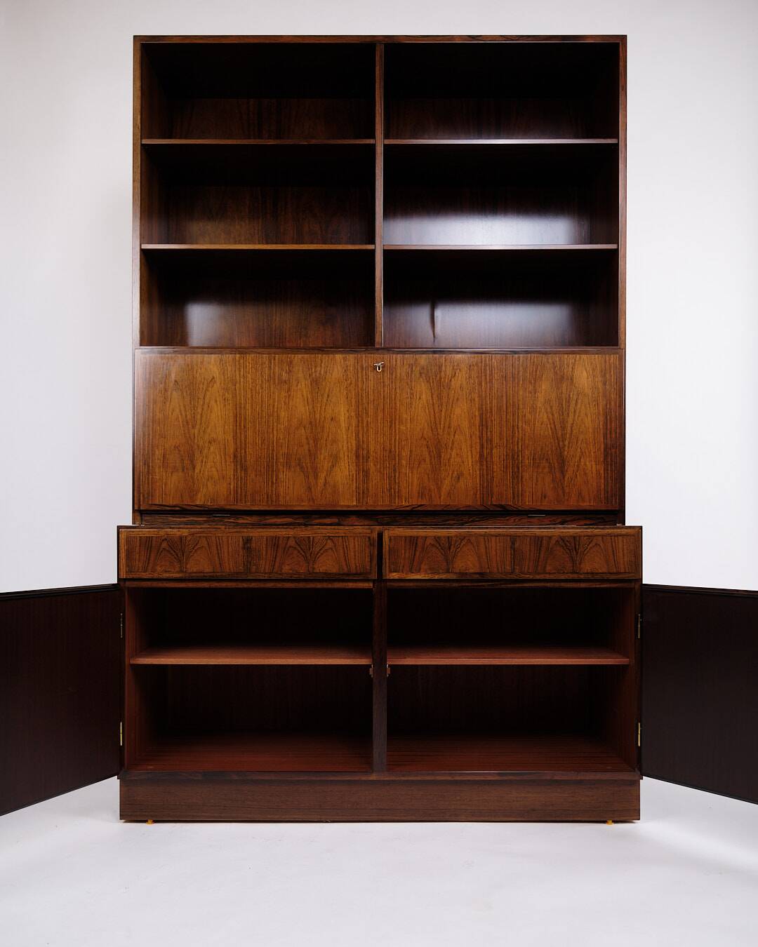 Bookcase/secretary - rosewood - Danish design - Omann Junior - 1960s
