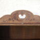 Old wall display case