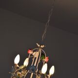 Lustre ceiling design flowers of the 60s art nouveau