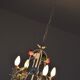 Lustre ceiling design flowers of the 60s art nouveau
