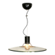 A glass pendant light, Italy 1970s