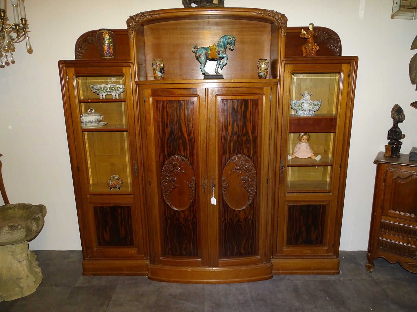 Art Nouveau bookcase