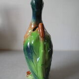 Old pitcher large duck Saint Clément ceramic slurry beautiful colors 33 cm n° 1