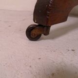 Antique oak office armchair