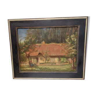 Tableau peinture ancienne