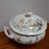 Vegetable soup tubeware XIX th flowers Grand Dépot Drouot