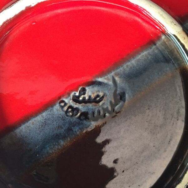 Tete a tete Luc Vallauris rouge et noir